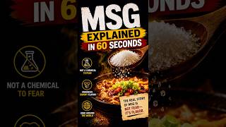 Why MSG is Misunderstood? #MSG #Umami #foodfacts