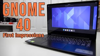 Gnome 40 on Gnome OS First Impressions