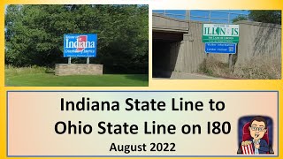 Ohio Indiana State Line to Illinois State Line I80 I90 by Bill Boehm 94 views 1 year ago 2 hours, 24 minutes