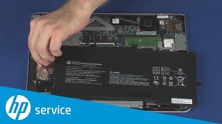 Replace the Battery | HP ENVY 13 Notebook | HP Support - YouTube