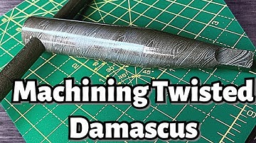 Making A Twisted Damascus Chuck KEY