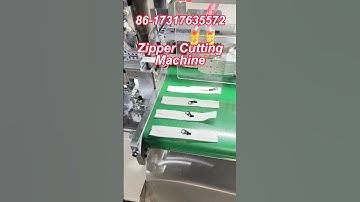 Zipper Cutting Machine. #zippermachine #zippermakingmachine
