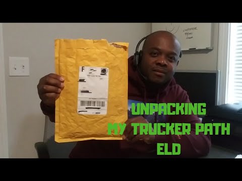 Trucker path ELD unpacking || Trucker path ELD review || Update on my IRP application