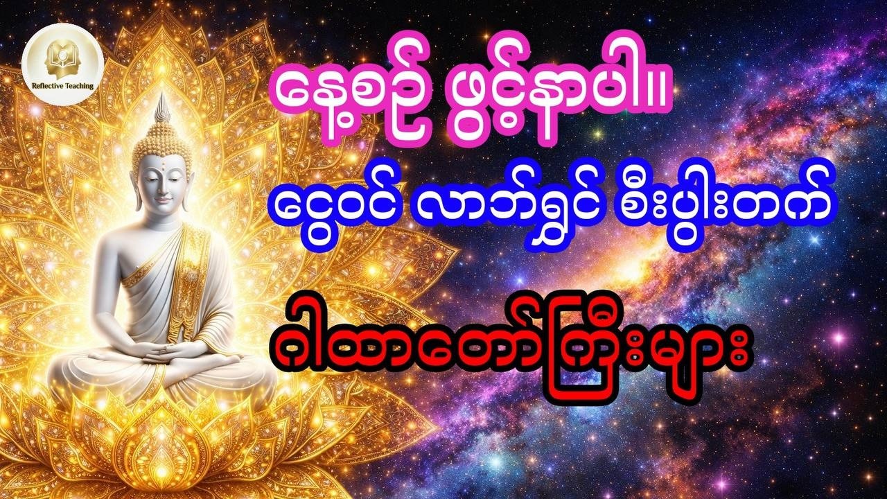 အကြွေးကင်းပြီး စီးပွားဒီရေအလားတိုးတက်စေမည့် လာဘ်ရွှင် ဂါထာတော်ကြီးများ - အရှင်အဂ္ဂဝံသ