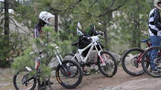 2010 Double Down Hoedown downhill mountain bike race. Spokane, WA. Extreme Action!!!!! lol