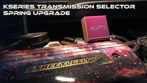 Acuity Instruments K Series Transmission Performance Spring Upgrade