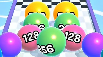 BALL RUN 2048 ⚽️🏀- Gameplay Walkthrough Android, iOS Mobile Game (Part 57)