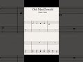Old MacDonald piano duet- easy arrangement for kids. Please subscribe
