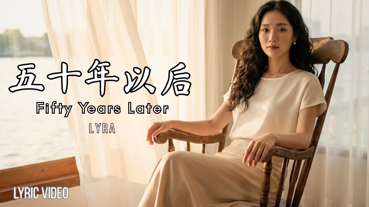 此生最好的运气，就是在这个尴尬的年纪，刚好遇见了你。✨ Lyra《五十年以后》 | 海来阿木 翻唱 Cover | 動態歌詞 Lyrics Video #Mandopop