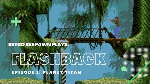 Flashback the Quest for Identity Mega Drive Gameplay Walkthrough Part 1: PLANET TITAN