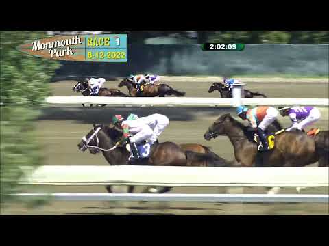 video thumbnail for MONMOUTH PARK 08-12-22 RACE 1