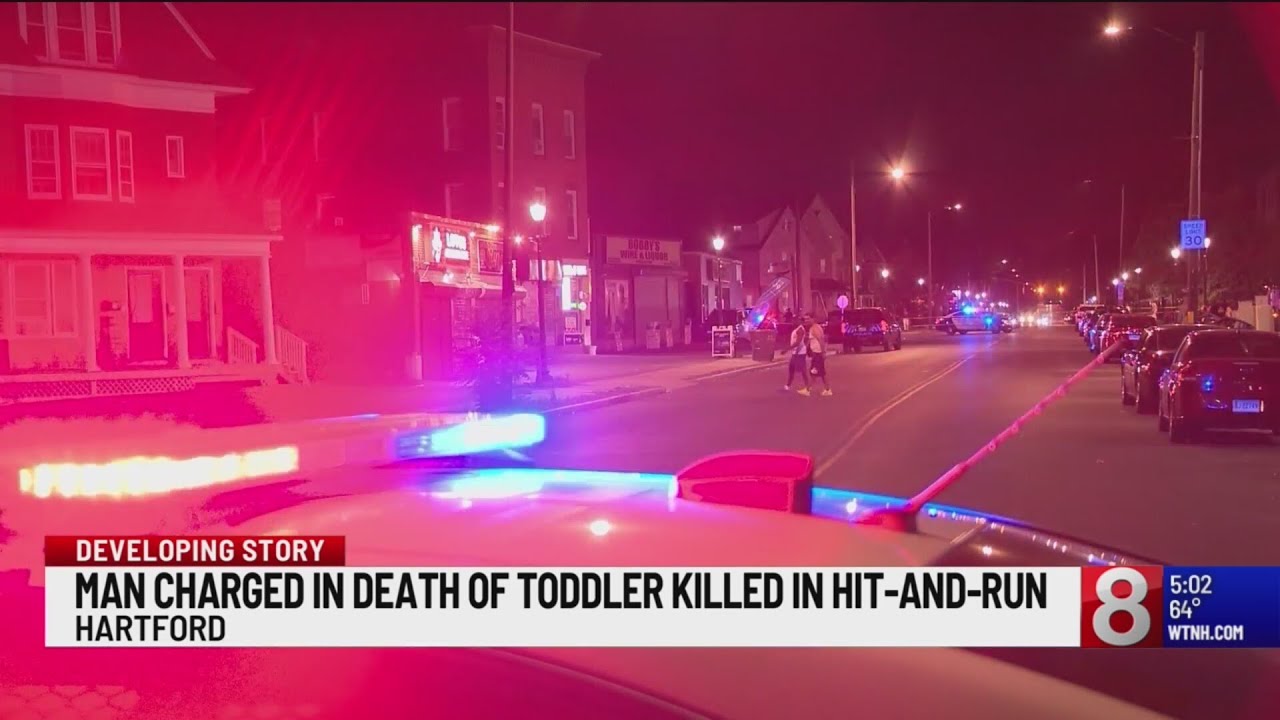 Man charged with manslaughter in hit-and-run death of Hartford toddler ...
