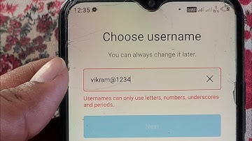 Usernames can only use letters numbers underscores and periods | Instagram username is not available
