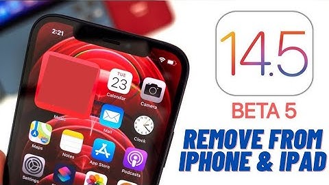 How To Uninstall iOS 14.5 Beta 5 From iPhone !! How To Remove iOS 14.5 Beta 5 From iPhone & iPad