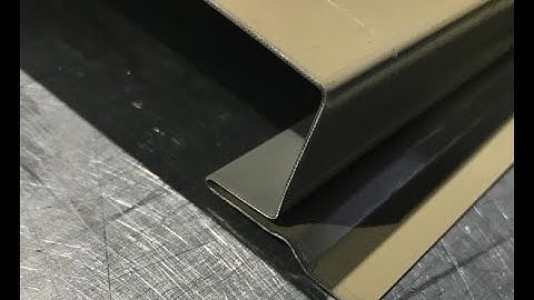 Interlock panel folding on single apron Variobend