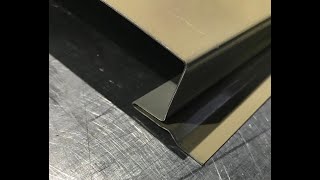 Interlock panel folding on single apron Variobend