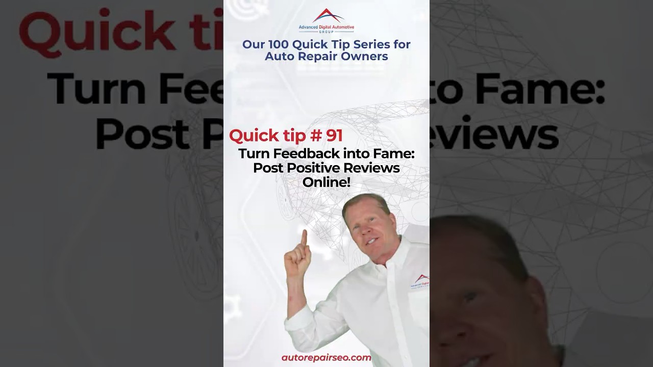 Take every positive review and post it on all your social media channels.