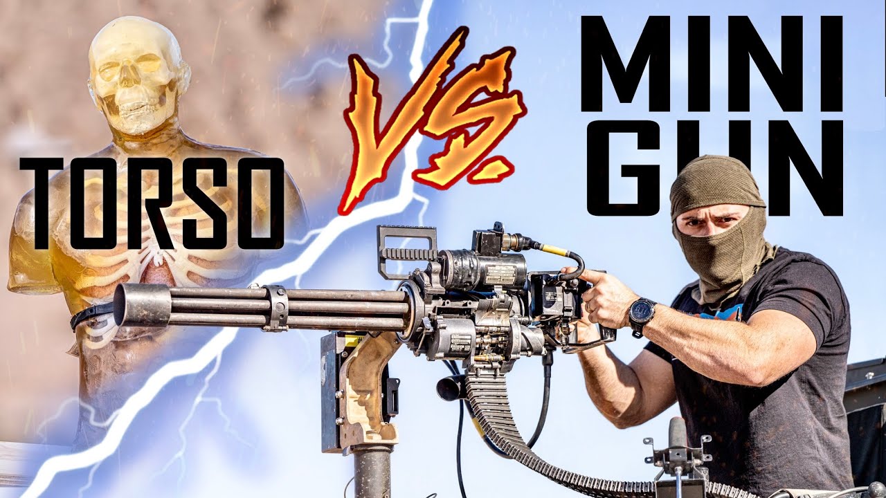 How Fast Will a Minigun Melt You?
