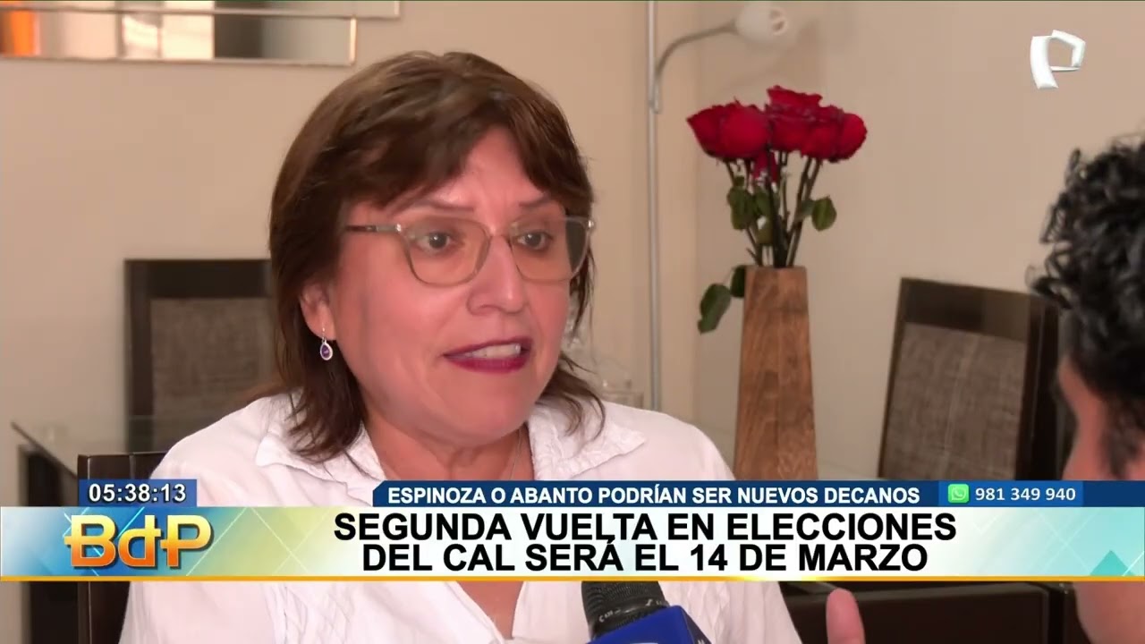 Elecciones CAL: Segunda vuelta entre Delia Espinoza y Humberto Abanto se realizará el 14 de marzo