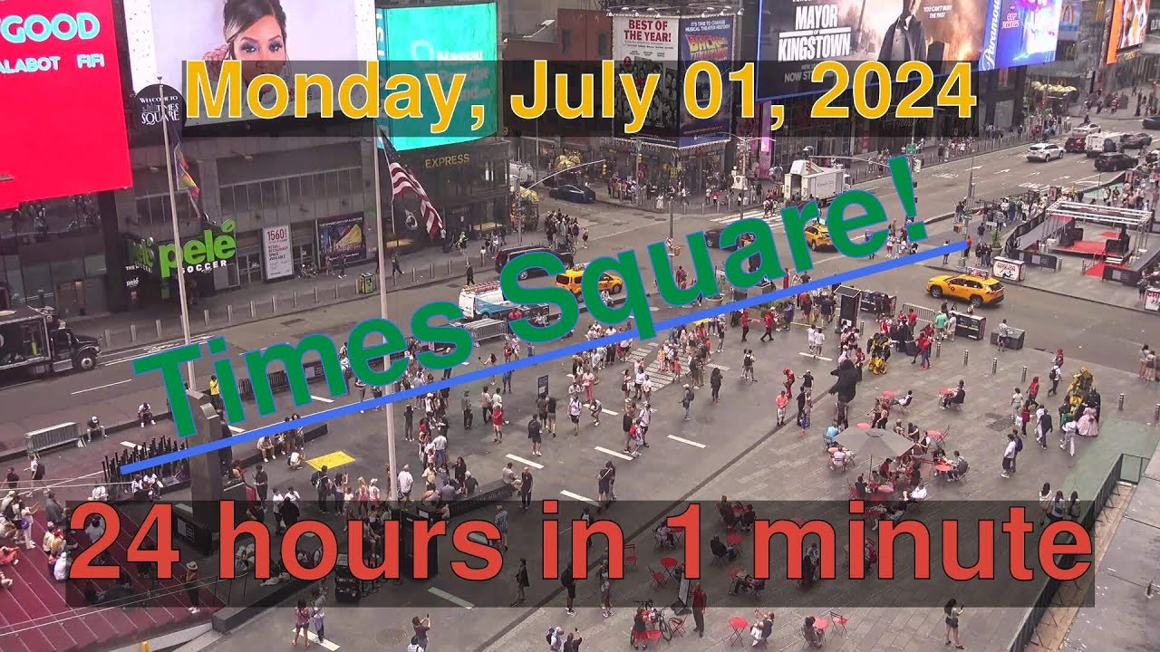 Times Square Daily Timelapse: [07-01-2024] New York City #timelapse # ...