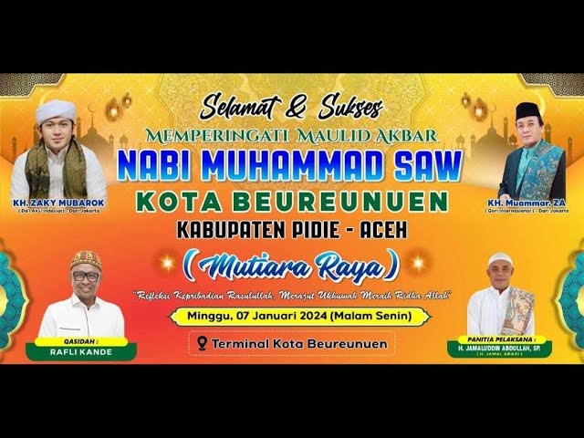 📡(( LIVE ))  Dakwah Akbar Kota Beureunuen Mutiara Pidie Aceh class=