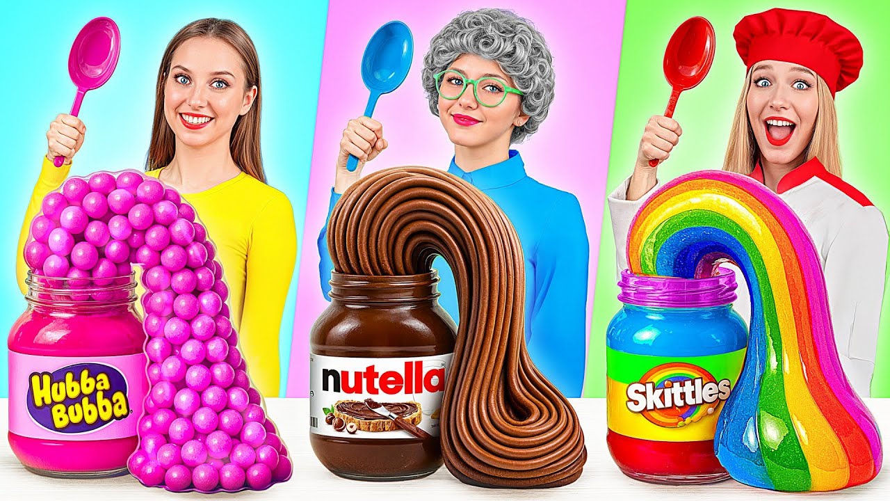Me vs Grandma Cooking Challenge | Awesome Culinary Recipes by