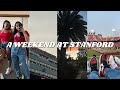 a weekend in my life at stanford! college vlog 01: post-pandemic classes, football game, and more!