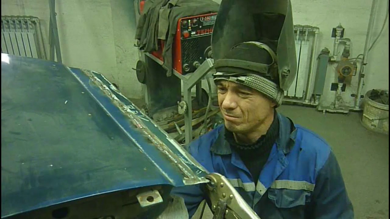 Ваз 2110 Кузовной ремонт дверей #6 - YouTube