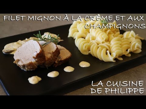 Vidéo: Filet De Porc à La Sauce Crémeuse Aux Champignons