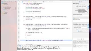 Что такое delegate и datasource у tableview