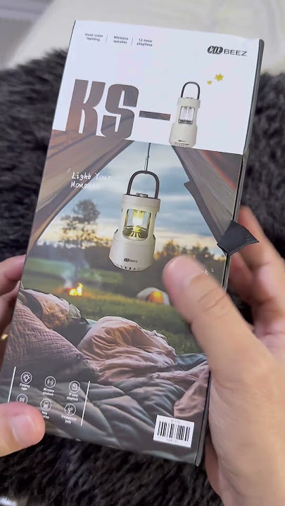 PORTABLE SPEAKER x CAMPING LIGHT from #KITBEEZ . Product link in the comments.