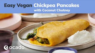 Easy Vegan Recipes: How to make Chickpea pancakes with seasonal greens by Meera Sodha