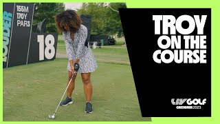 Troy Mullins takes on the 18th hole | LIV Golf Greenbrier Profile