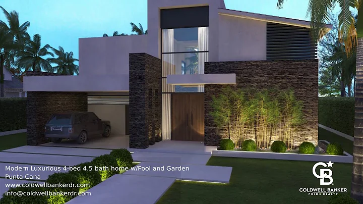 Modern Luxurious 4-bed 4.5 bath home with pool and garden