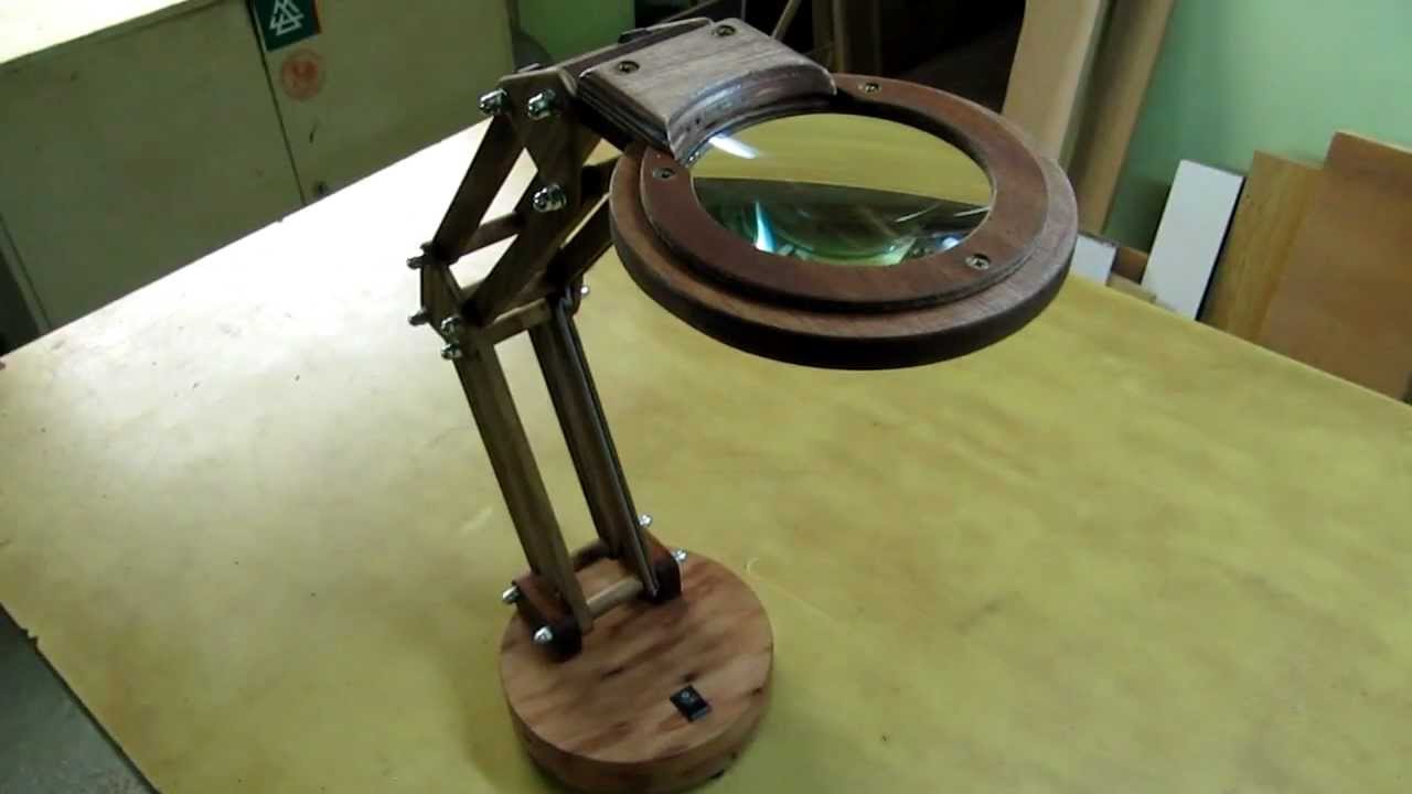 Led Magnifier Desk Lamp Youtube