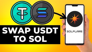 How to Swap USDT to Solana on Solflare Wallet (Step by Step)