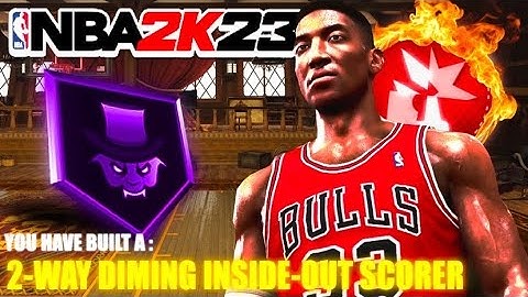 NBA2K23 *BEST* and *RARE* 2-WAY DIMING INSIDE-OUT SCORER SF Edition