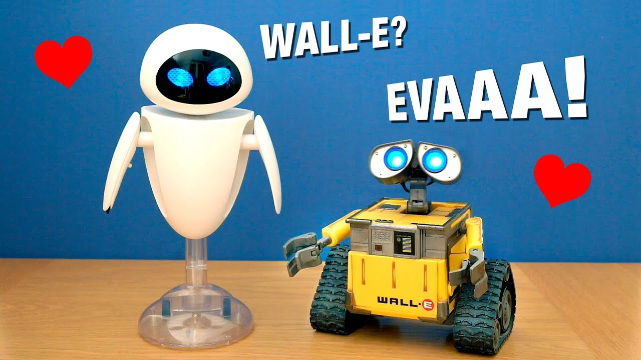 Talking Wall E And Eve Toys Have A Conversation Youtube