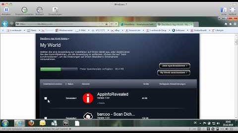 Blackberry Appworld My Login on Windows