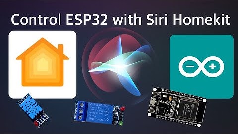 Control ESP32(Ardunio IDE) with Siri Homekit app no Bridge require. Use relay and DHT11
