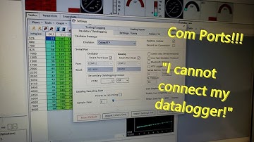 How to setup a Datalogger in HTS using comport helper and device manager. Hulog CobraRTP Demon, Tune