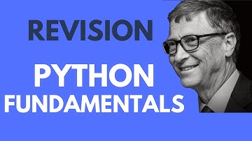 Python Fundamentals | Revision Tour | Computer Science - Class 12 CBSE | Hindi