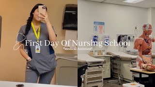 My First Day Of Nursing School | GRWM + Vlog