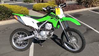 Contra Costa Powersports-Used 2021 Kawasaki KLX300R Green Sticker trail bike offroad motorcycle