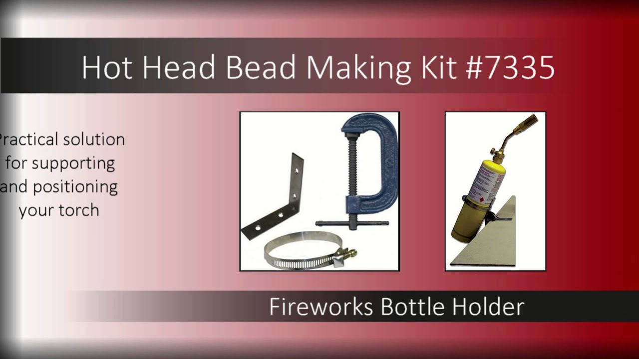 Devardi Glass Lampwork Hot Starter Kit w/ Torch Head "Trial Size" Beadmaking Kit 