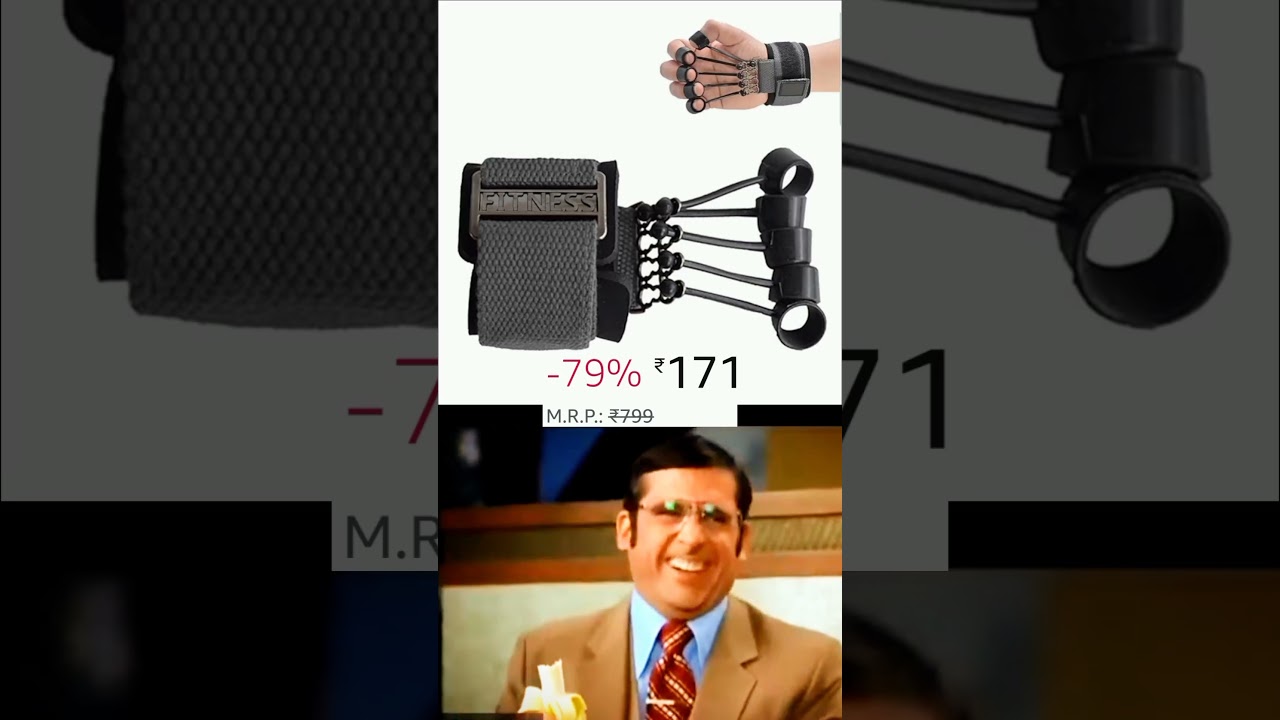 AMIFIT Finger Gripper Strength Trainer | Hand Exerciser Yoga Resistance Bands Finger