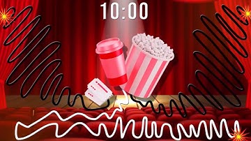 Cinematic Countdown – 10 Minute Popcorn Timer Bomb!🍿🎬