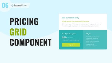 Single Price Grid Component | Frontend Mentor Challenges | Day 6