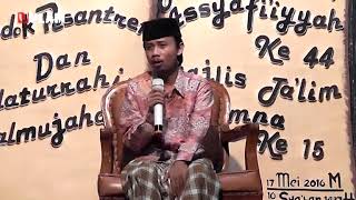 Sambutan KH  Abdullah Maghfur As'ad - Gus Ipung - Tahun 2016