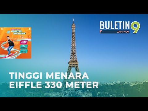 Ketinggian Menara Eiffle